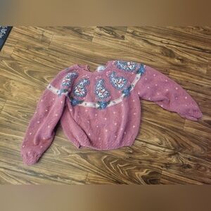 Hand knit vintage sweater